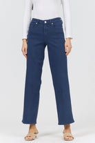 Dear John Mid High Rise Clean Hem Jeans in Naval Academy – Front view